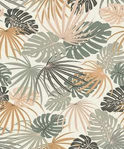 Papier peint intissé - RASCH 461060 - Salsa Botanical Jungle - Vert -