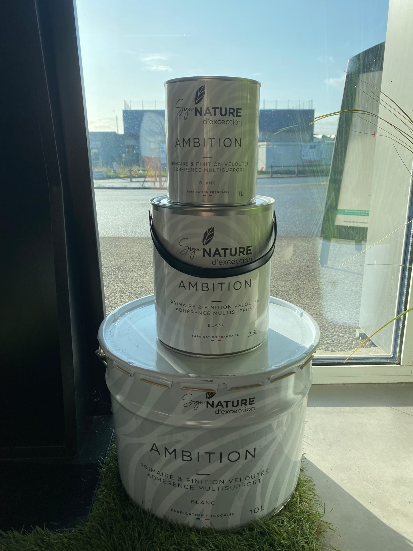 Sign'nature AMBITION - Primaire et finition velours blanc pour tous les supports en intérieur comme en extérieur