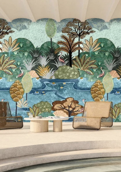 Papier Peint Panoramique CASAMANCE - Aruba