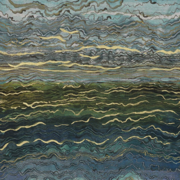 Papier Peint Panoramique CASAMANCE - Azurite