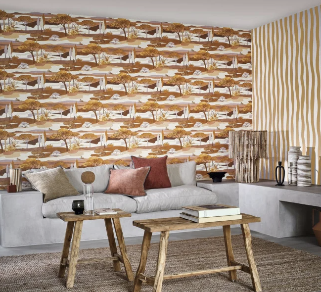 Collection de Papier Peint CASAMANCE - L'île aux oiseaux