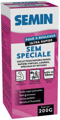 SEMIN - Colle papiers peints en poudre SEM-SPECIALE