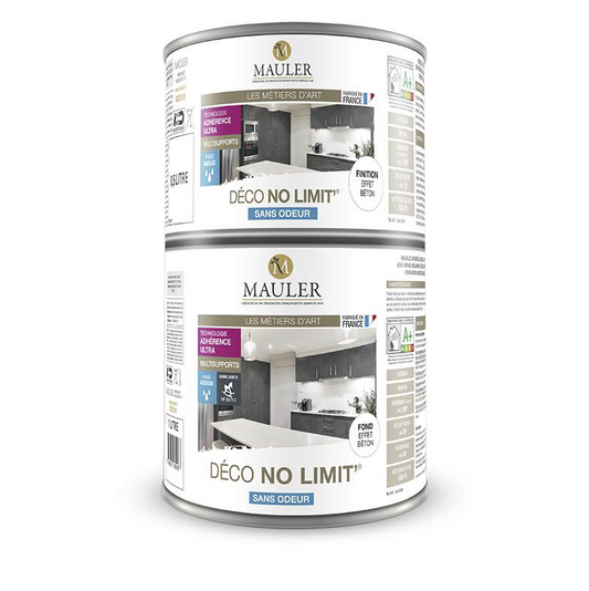 MAULER - Déco no limit effet béton fond + finition 1L