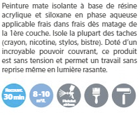 VB X'Trem Finish - Peinture mate blanche très couvrante pour murs et plafonds