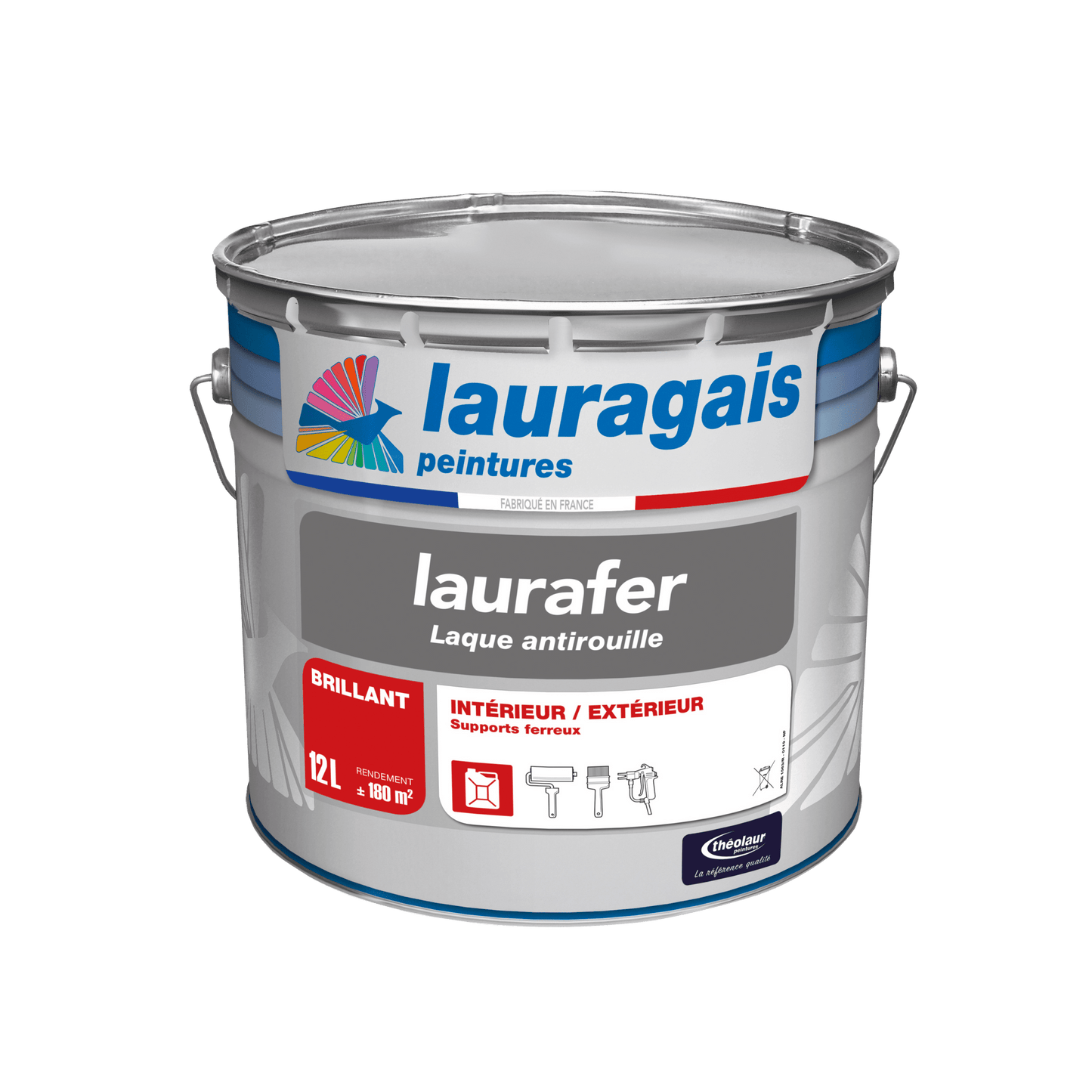 Laurafer brillant nuancier Chromatic - Laque de finition pour métaux ferreux