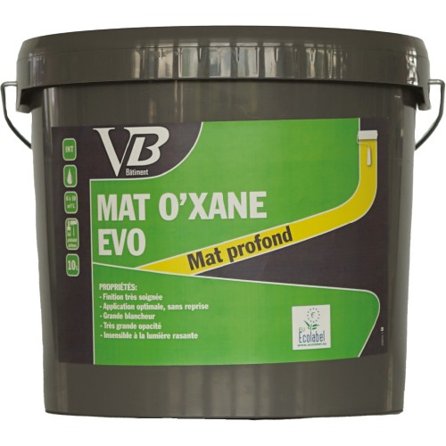 VB MAT O’XANE EVO - Peinture d’intérieur haut de gamme en dispersion aqueuse, enrichie en siloxane