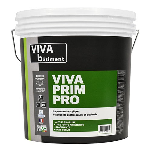 Viva Prim Pro - Peinture d'impression pour préparation des supports