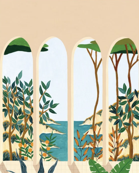 Papier Peint Panoramique CASELIO - Calanques