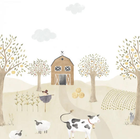 Papier Peint Panoramique CASADECO - The Farm Adventures with Cow