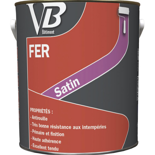 VB Fer Satin nuancier RAL - Peinture glycéro intérieur et extérieur pour surfaces métalliques (fer et métaux ferreux) (Copie)