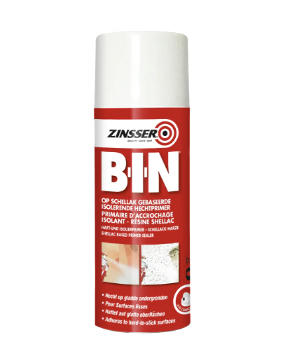 Primaire d’accrochage ultra isolant Zinsser Bin aérosol 400ml