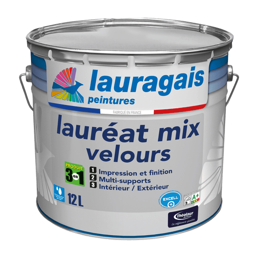 Laureat mix velours blanc