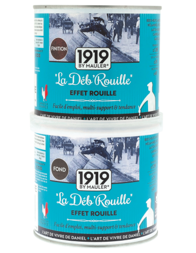 Peinture MAULER Effet Rouille "La Deb'Rouille" Kit 0L75 1919
