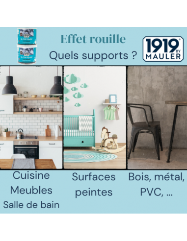 Peinture MAULER Effet Rouille "La Deb'Rouille" Kit 0L75 1919