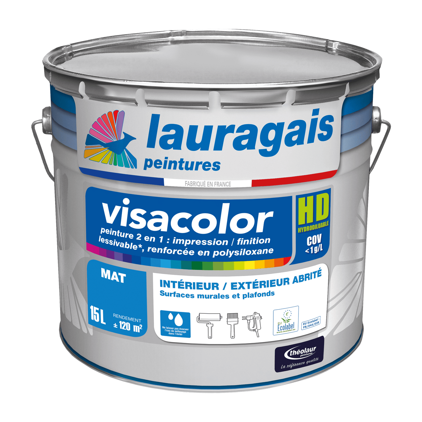 Visacolor HD mat RAL - Peinture pour murs en intérieur et extérieur abrité