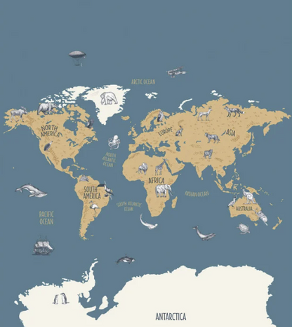 Panoramique CASELIO - Our Planet World Map