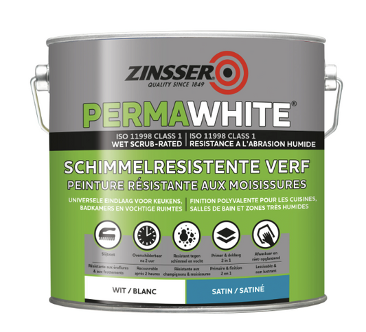 Peinture de haute performance contre les moisissures - Zinsser Permawhite