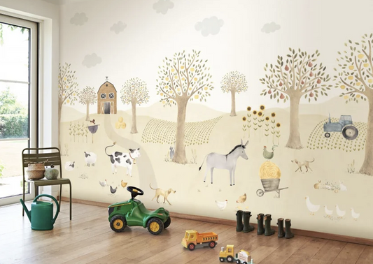 Papier Peint Panoramique CASADECO - The Farm Adventures with Cow