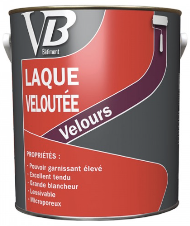 VB Laque velours blanche - Peinture glycéro pour murs, plafonds, boiseries, mobilier...