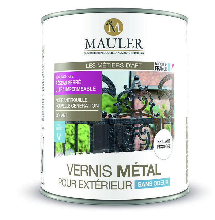 MAULER - Vernis Métal Extérieur Satiné Incolore 1L