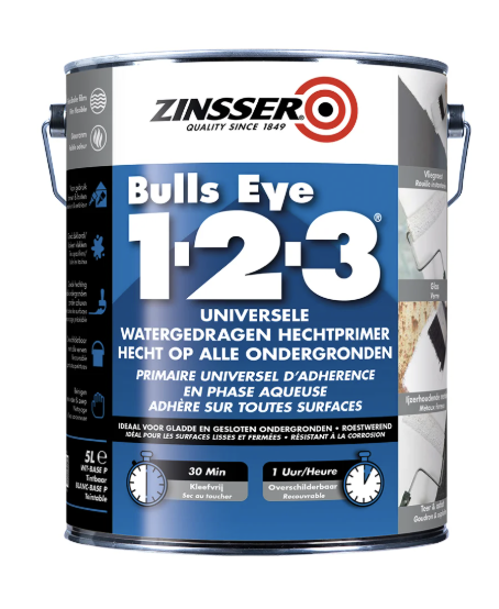 Primaire isolant en phase aqueuse - Zinsser Bulls Eye 1-2-3