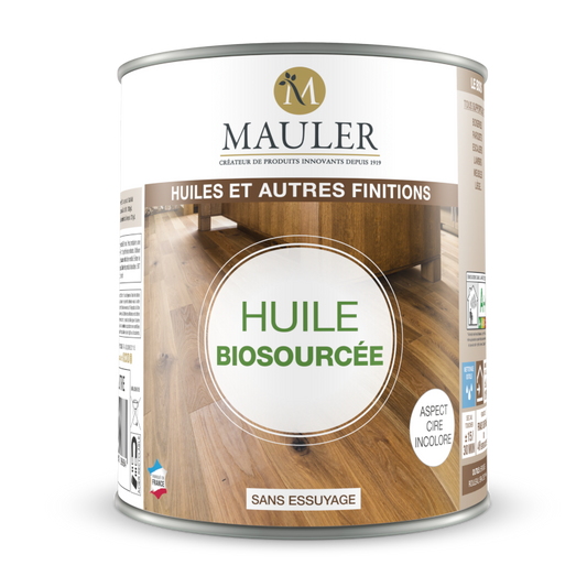 Huile biosourcée ultra-mate incolore sans ordeurs MAULER