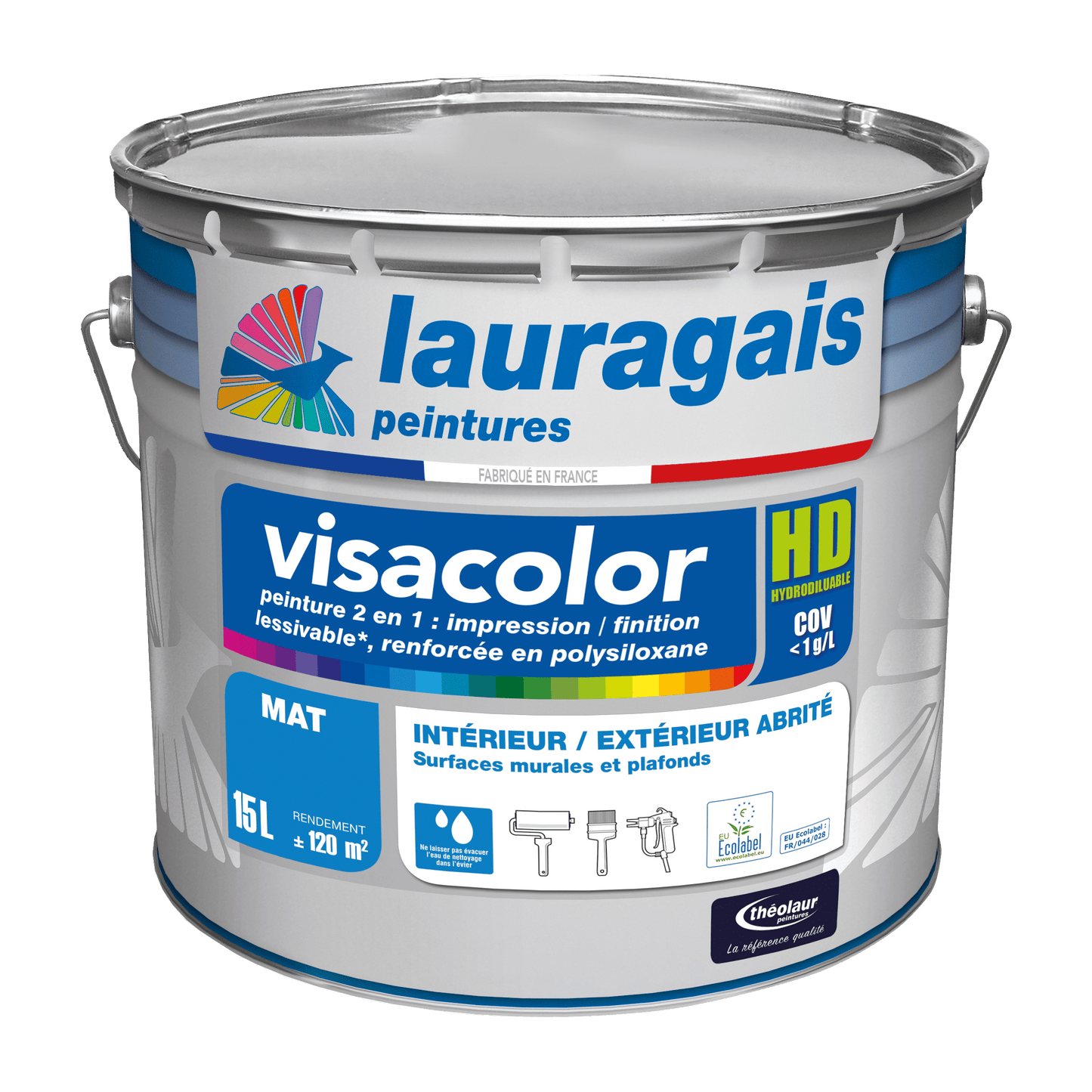 Visacolor HD mat nuancier 1825 - Peinture pour murs en intérieur et extérieur abrité