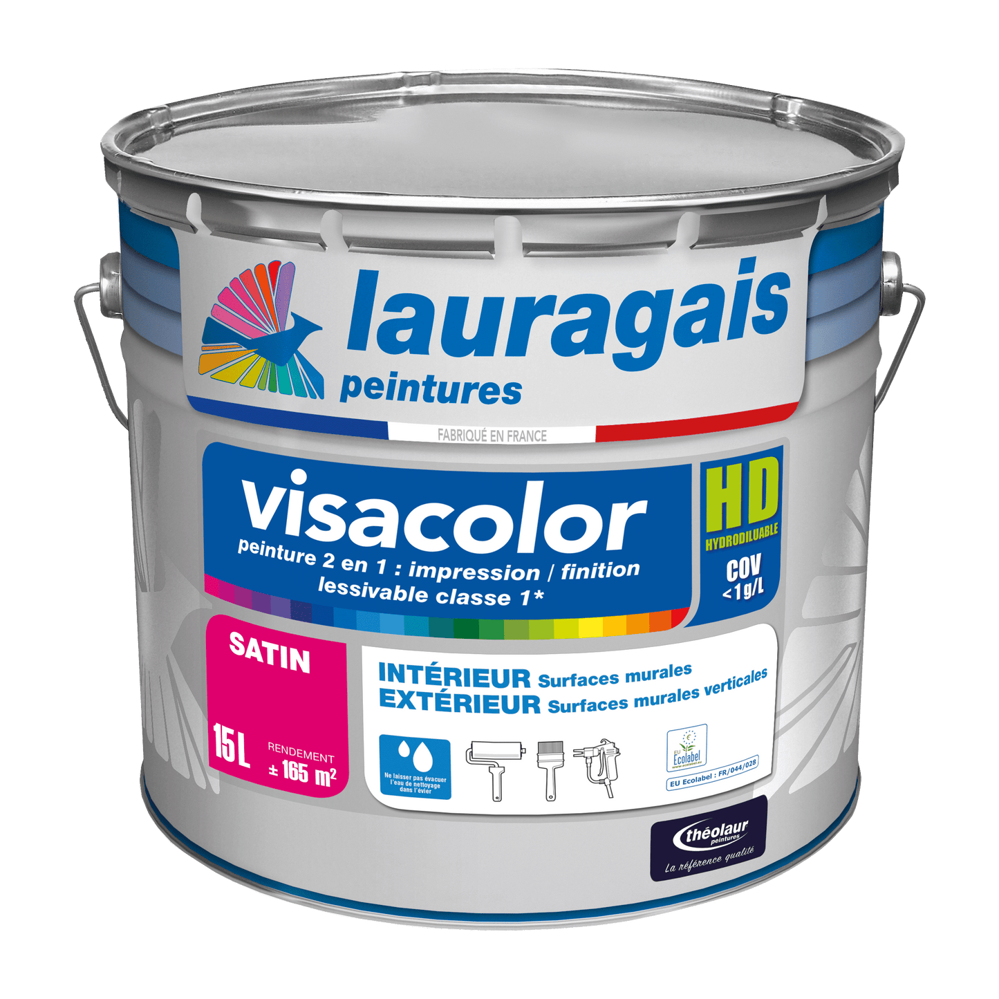 Visacolor HD satin blanc pur