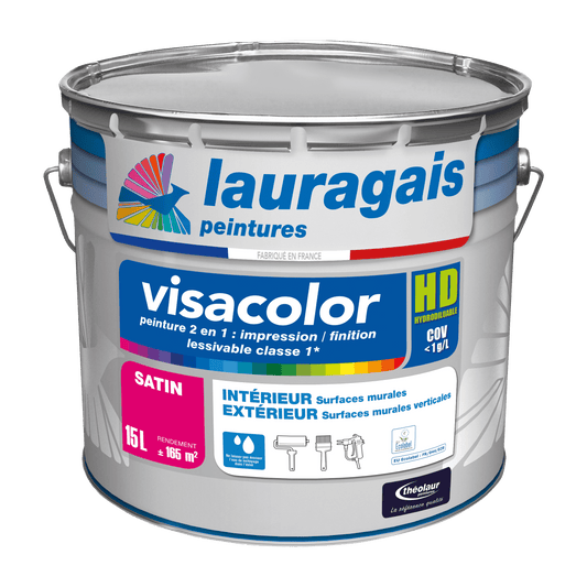 LAURAGAIS - Visacolor HD satin blanc pur